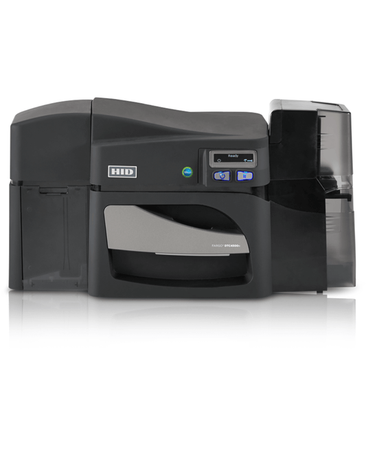 Fargo DTC4500e Dual-Side Base Model, Base model, USB and Ethernet ID Card Printer. - eTOP Trading LLC