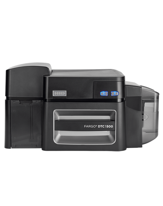 Fargo DTC1500 Dual Side ID Card Printer With flipper Tag - eTOP Trading LLC